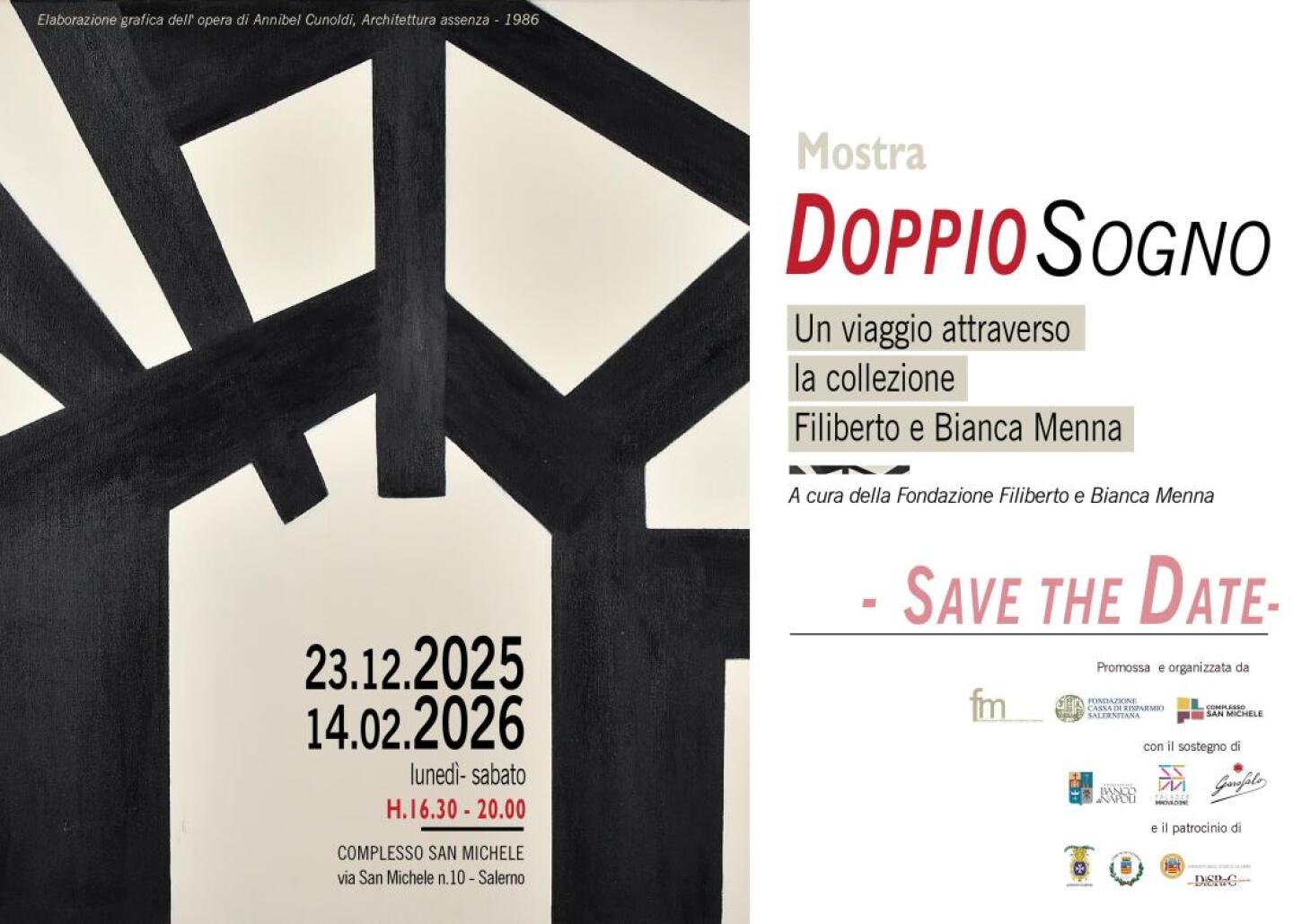 DOPPIO SOGNO. Un viaggio attraverso la collezione Filiberto e Bianca Menna