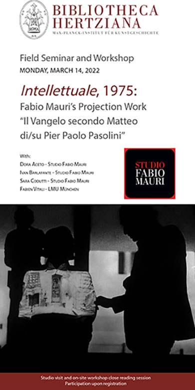 Intellettuale, 1975: Fabio Mauri’s Projection Work “Il Vangelo secondo Matteo di/su Pier Paolo Pasolini”