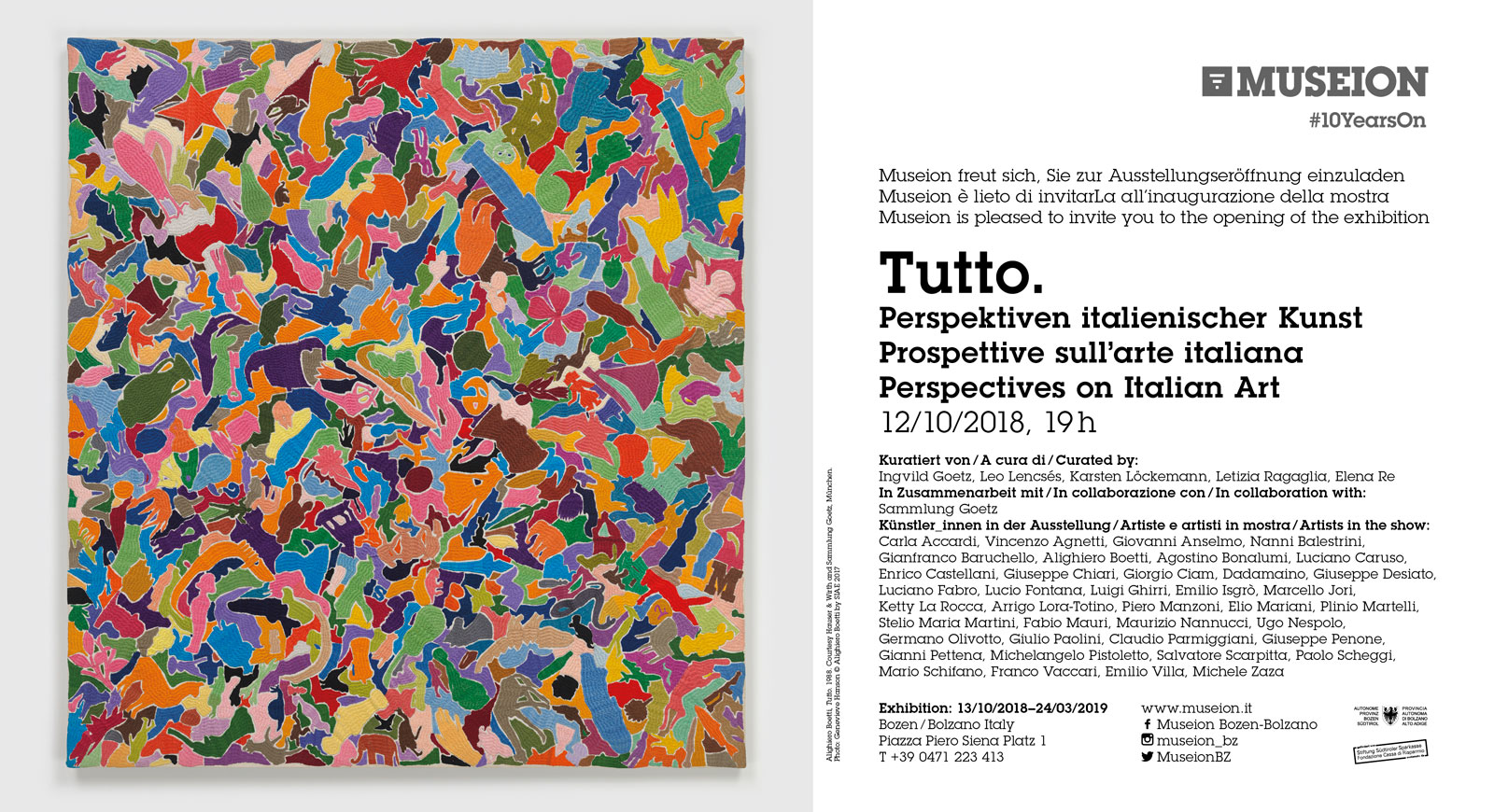 Tutto. Prospettive sull’arte italiana